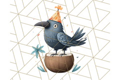 Tropical Fruit Party Animals PNG Clipart, Cute Summer Animal Product Image 3