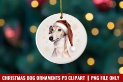 Breeds Of Christmas Dog Ornaments Clipart PNG Product Image 1