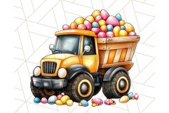 Easter Bunny Construction Clipart, Spring Png Product Image 5