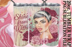 Joyful Escape 20oz tumbler wrap, Love Girl Product Image 1