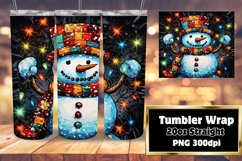 Winter Holiday 20oz Tumbler Cheer Art Product Image 1
