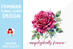 50 Feminine Floral Designs Watercolor Flowers &amp; Quotes Product Image 3