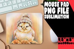 Blissful Mouse Mat Sublimation PNG, Animals Product Image 1