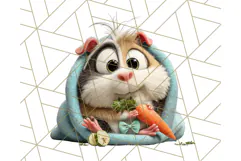 Pet Shop Clipart, Cute Big Eyed Animals, Kawaii Pets PNG Product Image 3