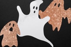 White and Copper Spooky Ghost Clipart Product Image 3