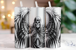 Halloween Grim Reaper Tumbler Wrap | Sublimation | Tumblers Product Image 1