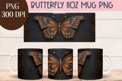 3D Butterfly mug wrap PNG for sublimation BUNDLE Product Image 7