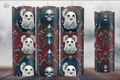 4 Ghost Tumbler Wrap Sublimations, 20 oz Product Image 2