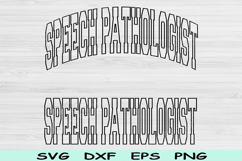 SLP Svg Png Cut File, Speech Pathologist Svg, Speech Therapy Product Image 1