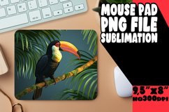 Colorful Bird Pattern Mouse Pad Product Image 1