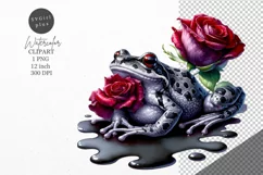 Halloween clipart, Frog clipart, Gothic clipart Product Image 1