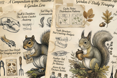 Autumn Squirrel Garden Junk Journal Product Image 4