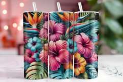 Flowers Tumbler Wrap | Sublimation | Tumblers Product Image 1