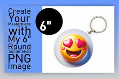 Playful Circle Design Car Coaster PNG , 3D Emoji Product Image 1