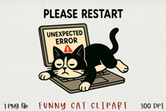 Cute &amp; Funny Cat BUNDLE, PNG. Product Image 30