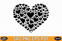 Valentine's Day Heart SVG | Sublimation | SVG File Product Image 1