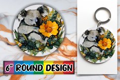 Playful Ornaments Circle Sublimation, Animals Product Image 1