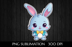 Cute Easter Bunny and Eggs Product Image 1