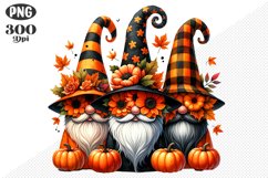 Halloween Gnomes Sublimation - Clipart PNG Design Product Image 1