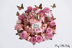 Baby Girl Desserts Clipart PNG Product Image 1