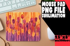 Bold Stripe &amp; Floral Mouse Accessory - Statement Design Product Image 1