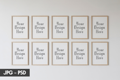 Gallery Wall Frame Mockup PSD Product Image 1