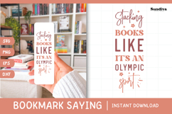 Bookmark Saying SVG | Funny Book Lovers - Sport Product Image 1