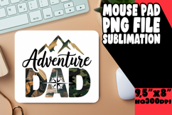 Cozy Mouse Pad Sublimation Ideas, Father's Day Product Image 1