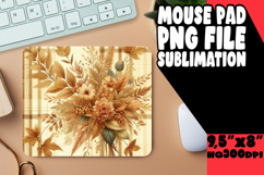 COZY mouse PAD Sublimation Magic, Autumn Flower Product Image 1