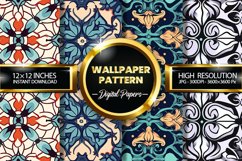 Wallpaper Pattern Digital Papers - 04 Variations Product Image 1
