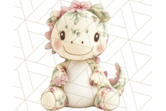 Pink Floral Stuffed Animal Clipart PNG, Cute Stuffed Animals Product Image 3