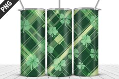 St Patrick&#039;s Day Pattern Tumbler Wrap| Sublimation Design Product Image 1