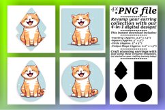 Sublimation Serenade: Colorful Cat Creations Product Image 1