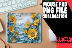 Sublimation 3D Flower in Hole Pattern PNG Product Image 1