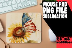 Fluttering Allegiance: Sublimation Flag Mouse Mat Product Image 1