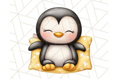 Sleeping Baby Animals PNG, Cozy Pajama Bedtime Clipart Png Product Image 3