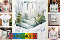 Cheerful TSHIRT PNG Gift Ideas, Winter Product Image 1