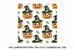 Halloween Pumpkin Pattern Png | Sublimation | Digital Paper Product Image 1