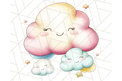 Fairy Tale Unicorn PNG Pastel Magic Clipart, Fantasy Rainbow Product Image 3