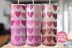 Valentine Glitter Tumbler | Valentine Tumbler Wrap Product Image 1
