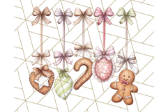 Christmas Sweet Shoppe Clipart PNG, Pastel Bakery Art Product Image 3