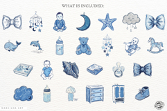 Hand-Drawn Nursery Clipart Product Image 4
