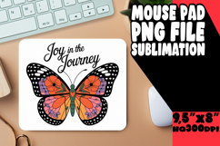 Blissful MOUSE MAT PNG Style, Butterfly Product Image 1