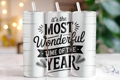 It's the most wonderful time of the year Tumbler Wrap Product Image 1