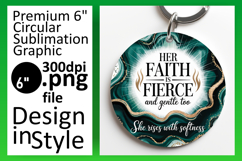 Dynamic Circle Design Coaster Template , Religious Product Image 1