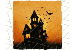 Vintage Halloween PNG Clipart, 1950s Retro Graphics Clip Art Product Image 3