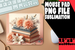 Enchanted Mouse Mat Sublimation, Books Product Image 1
