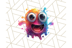 Slime Monster Clipart, Colorful Goo Graphics Png Product Image 3