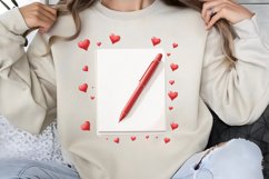 Valentine Love Letters Clipart PNG Product Image 1