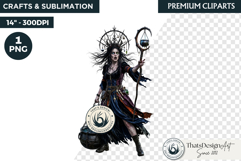 Harvest of Haunt Halloween Gothic Character RPG PNG Clipart Product Image 1